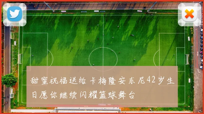 甜蜜祝福送给卡梅隆安东尼42岁生日愿你继续闪耀篮球舞台